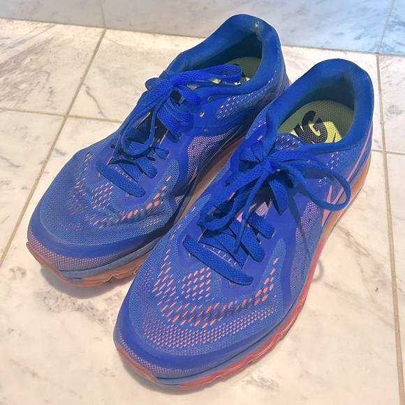Nike Air Max Running shoes (Blue, Pink, Orange) - Picture 2 of 3